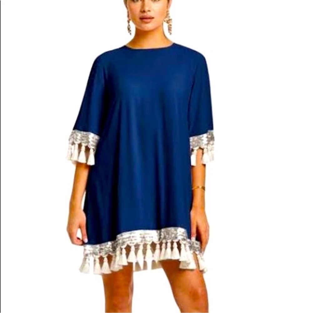 Mestizia New York Shimmy Shimmy Tassel
Dress - Navy